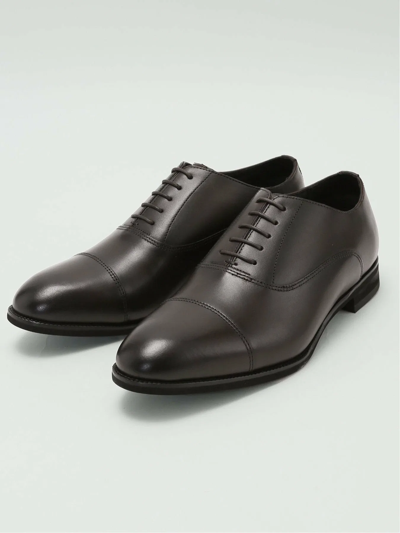 Аэроактивные туфли с прямым носком и внутренним крылом Taka-Q, 35 Dark Brown