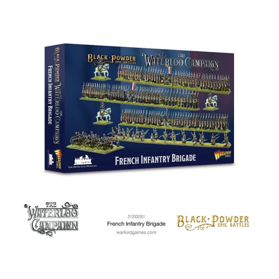 

Французская пехотная бригада, Black Powder - Epic Battles - The Waterloo Campaign (15mm)