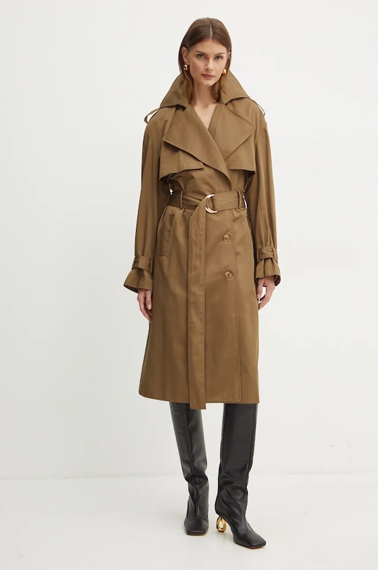 

Тренч Halle Bardot, зеленый