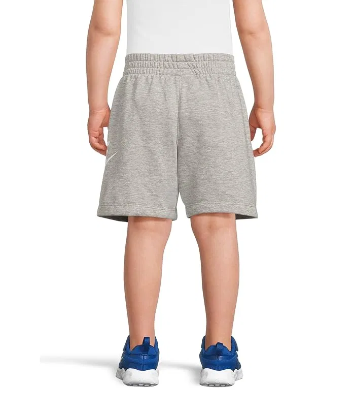Шорты французского махрового трикотажа Nike Kids French Terry Shorts, Dark Grey Heather — фото 2