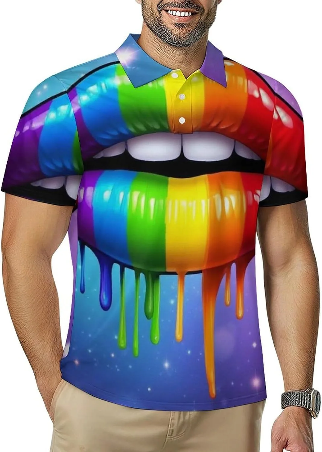 

Мужская футболка для гольфа с влагоотводящим эффектом Meaudiwes