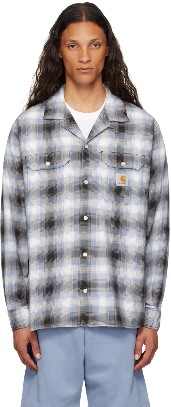 

Рубашка Blanchard сине-черная Carhartt Work In Progress
