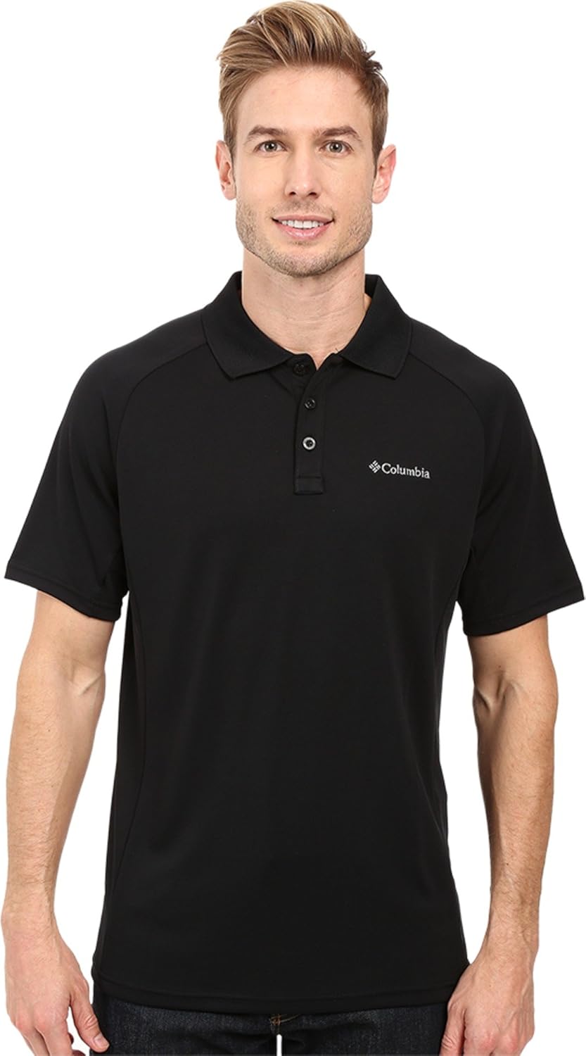 

Columbia мужская футболка-поло Blasting Cool II, Black, Черный, Columbia мужская футболка-поло Blasting Cool II, Black