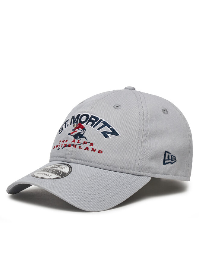 

Бейсболка New Era Washed St. Moritz Ski 9TWENTY 60580868, серый