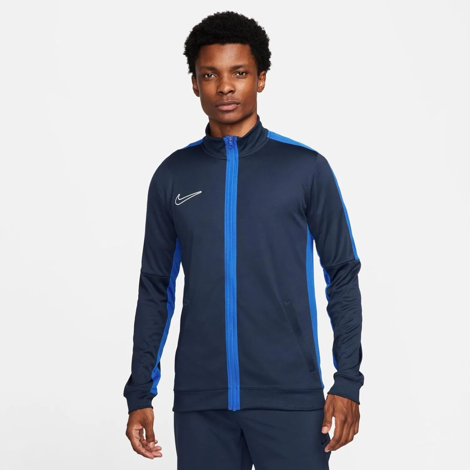 Мужская вязаная футбольная куртка Nike M Nk Df Acd23 Trk Jkt K — фото 2
