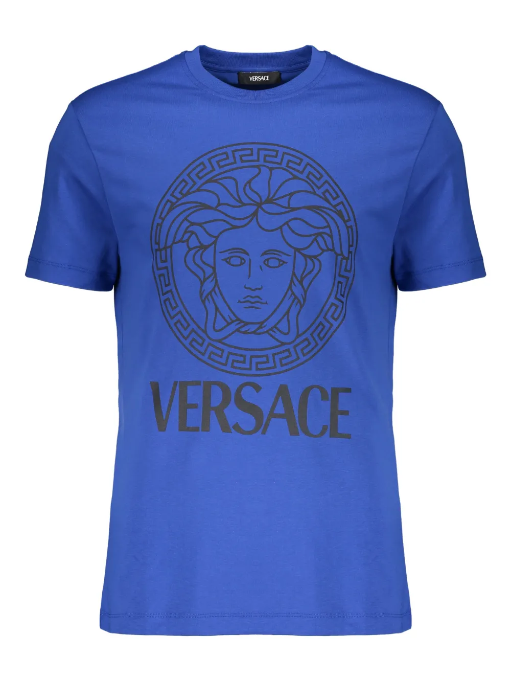 

Футболка с логотипом Versace, синий