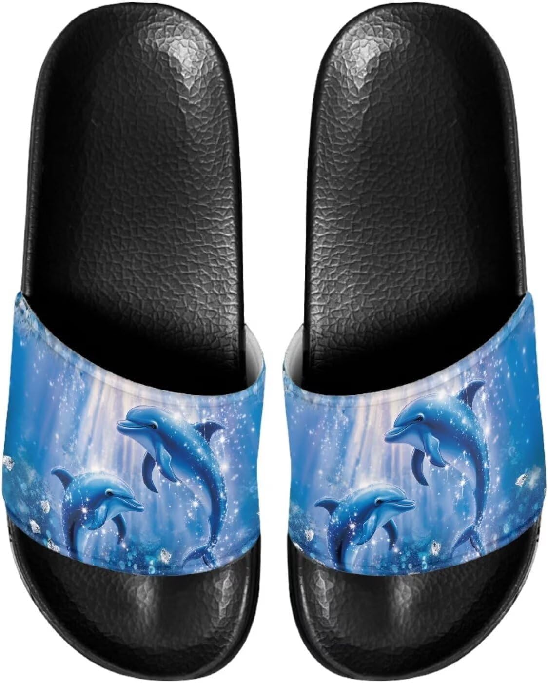 

Шлепанцы для женщин и мужчин с мягкой подошвой, комфортные, нескользящие, летние сандалии Judentidos, синий