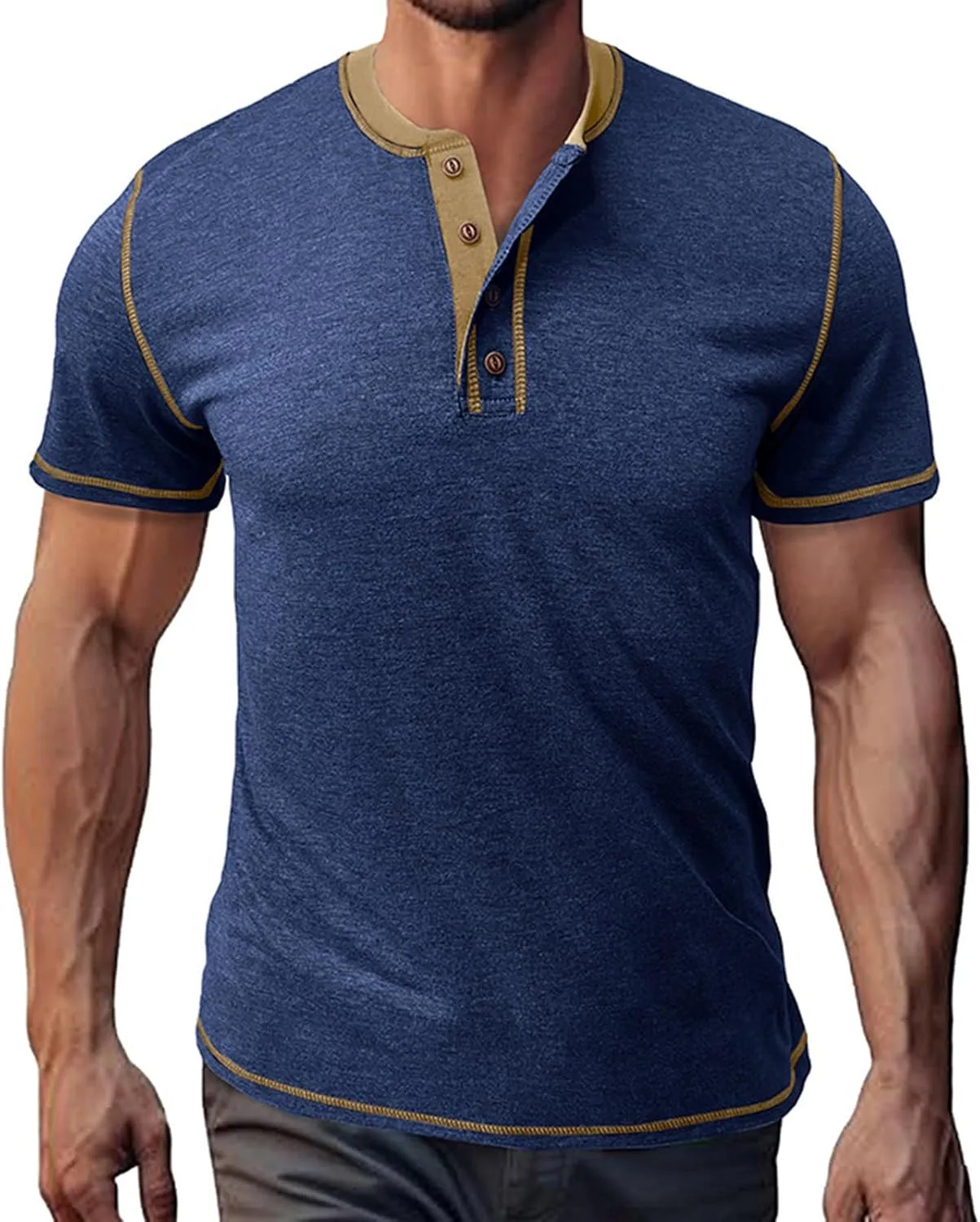 

Мужская футболка-поло Vintage Muscle с коротким рукавом