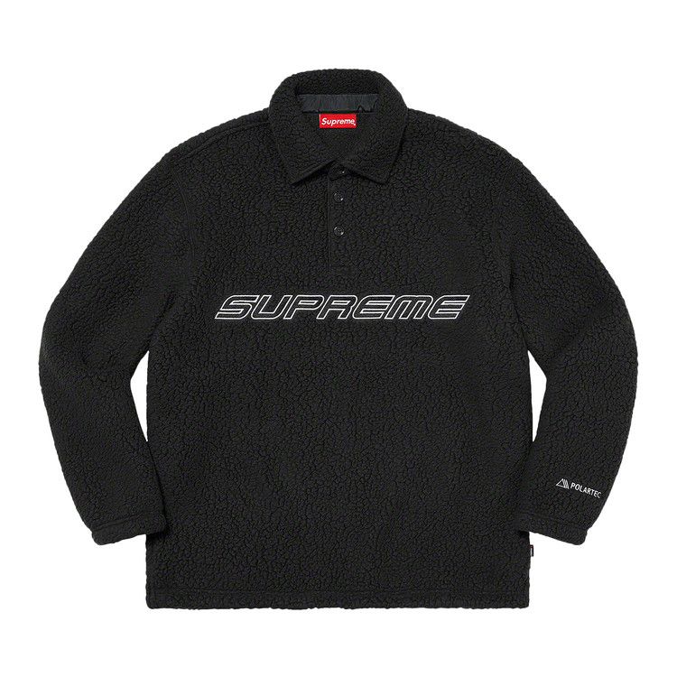 

Поло Supreme x Polartec Long-Sleeve Polo, Black