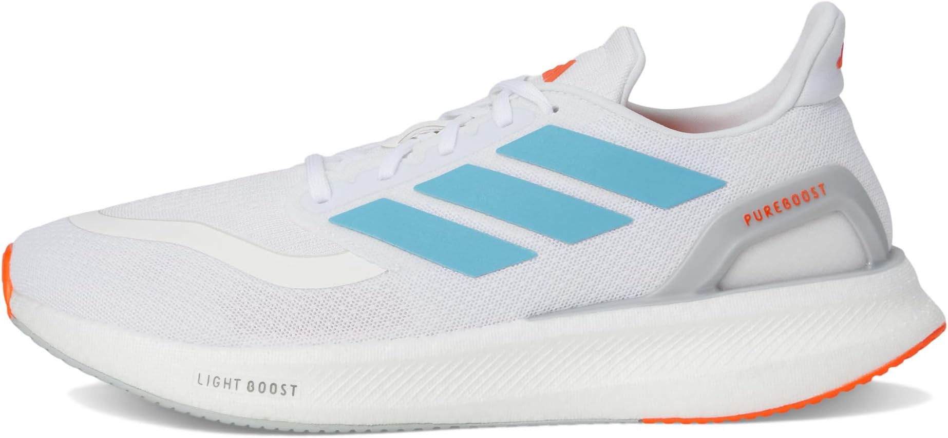 Кроссовки adidas Running Pureboost 5 Running Shoes, цвет White/Preloved Ink/Impact Orange — фото 4