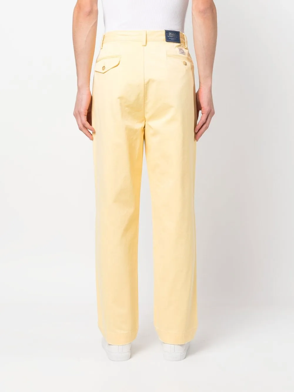 Брюки чинос Whitman Polo Ralph Lauren, желтый — фото 4