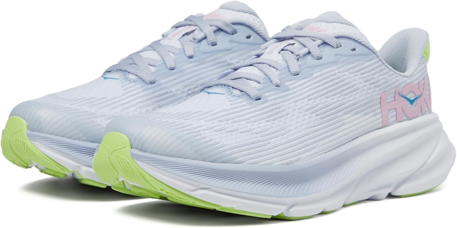 

Детские кроссовки Hoka Unisex-Child Clifton 9 (для детей постарше), Gull/Sea Ice