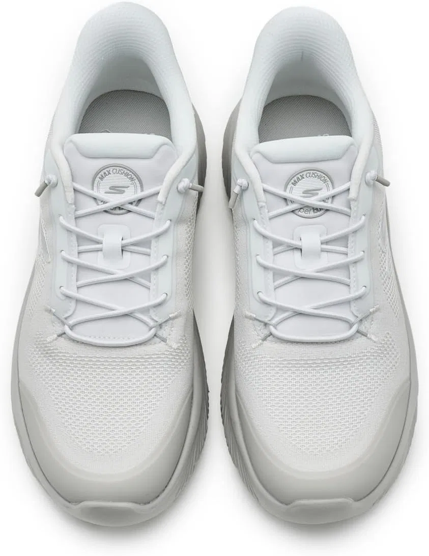 Мужские кроссовки Skechers Go Walk Max Cushioning Hyper Burst Zoltar, White Grey — фото 2