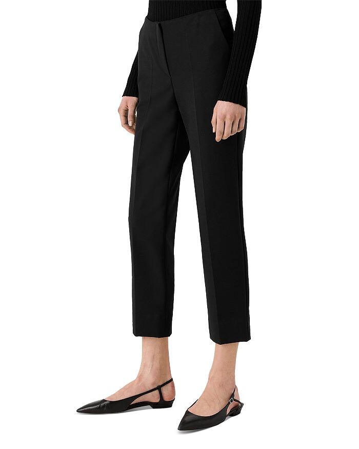 

Брюки Emporio Armani из габардина стрейч 7/8, черный