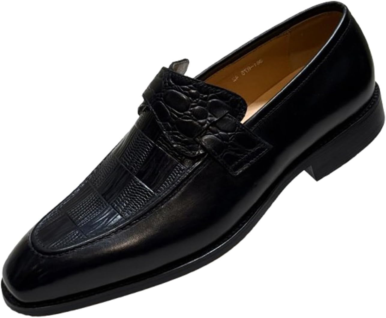 

Мужские повседневные туфли Santimon из кожи, лоферы с перегородкой, Лоферы без шнурков, Роскошная удобная обувь для офиса, вечеринок и свадеб, черный