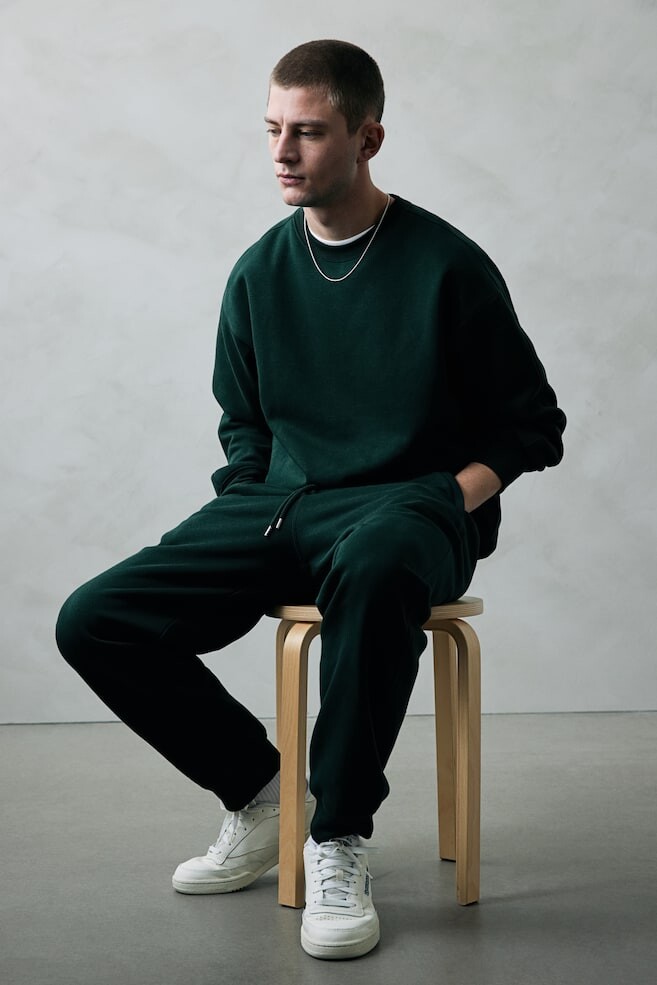 

Спортивные брюки thermolite свободного кроя H&M, зеленый