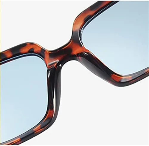 

Солнцезащитные очки 2027 года, крупная оправа, винтажные прямоугольные солнцезащитные очки, женские очки с защитой от УФ-излучения UV400 MTZJH, Black Gray