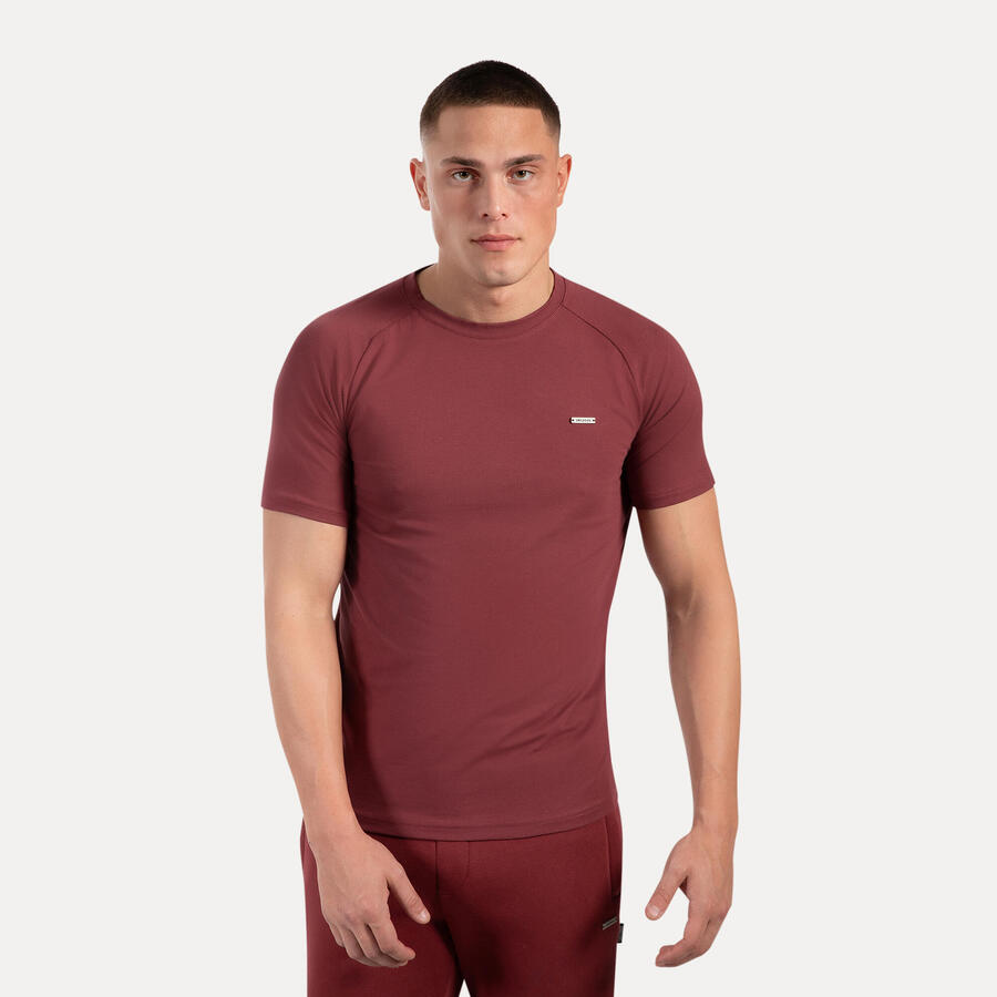 

SMILODOX Мужская футболка Thilo Bordeaux