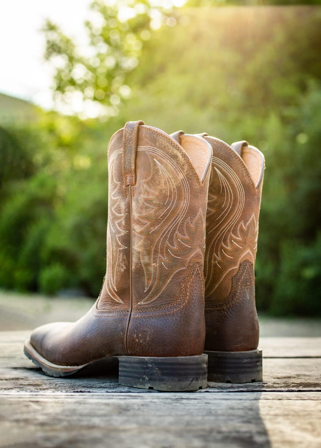 Мужские ковбойские сапоги Ariat Hybrid Rancher, коричневый — фото 3