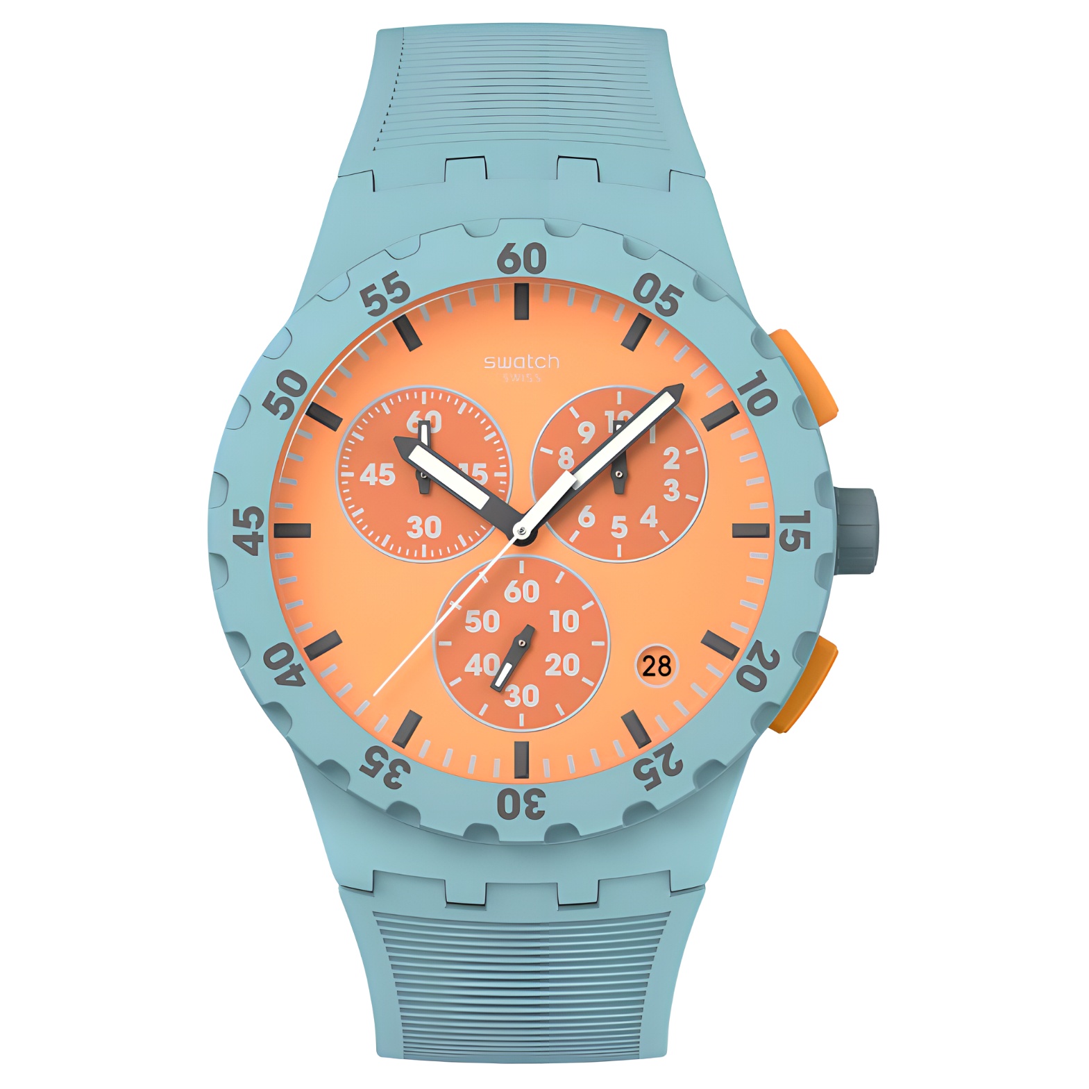 

SWATCH Часы Men's Watch, Orange Watch Dial