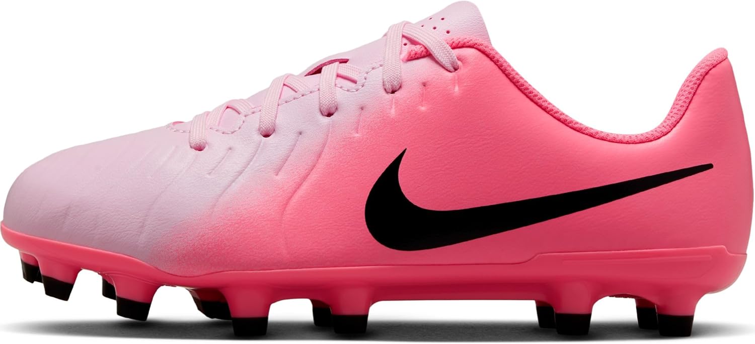 

Детские кроссовки Nike Unisex-Child Jr Legend 10 Club Fg/Mg, черный/розовый