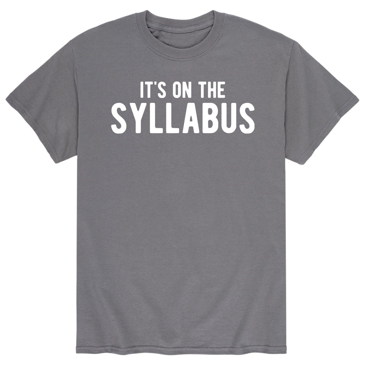 

Мужская футболка Its On The Syllabus Licensed Character