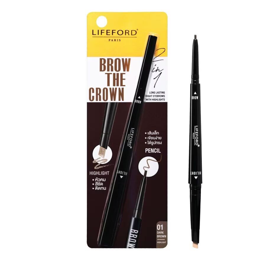 

Lifeford Paris Brow The Crown Брови 0,3г. 01 темно-коричневый, Dark Brown