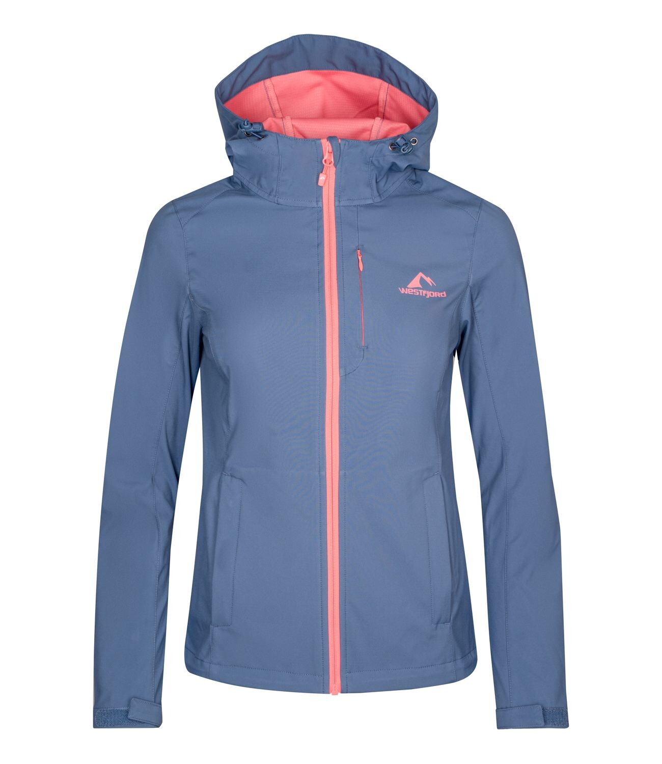 

Куртка софтшелл Westfjord Jacke Skogar, цвет Klippenblau/Rosa