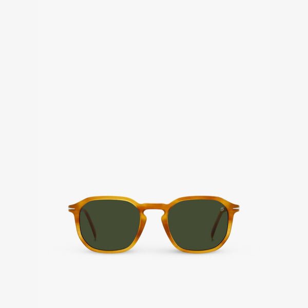 

Солнцезащитные очки 1115/S в квадратной оправе из ацетата Eyewear By David Beckham, желтый