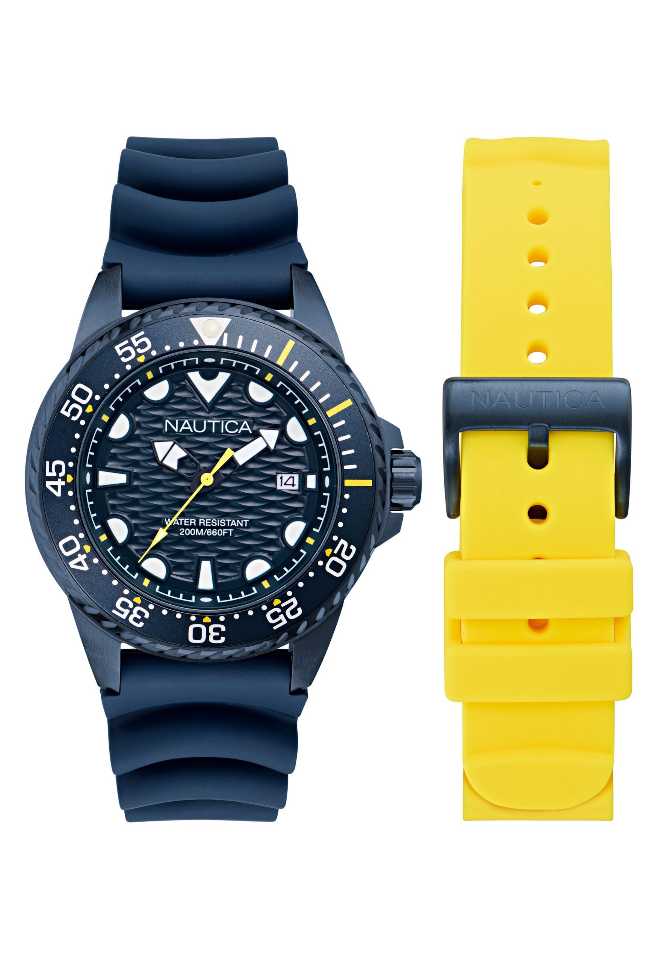 

NAUTICA Аналоговые часы 'Sea Dive' в темно-синем цвете