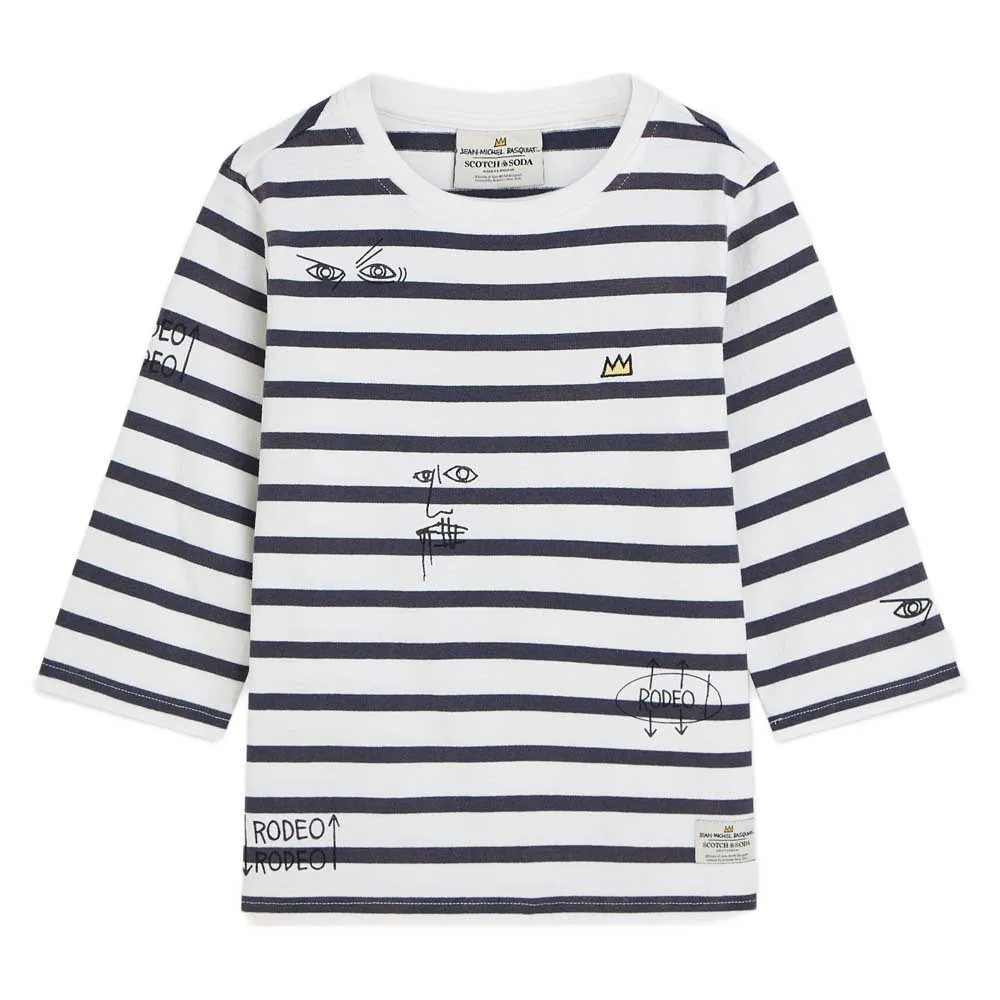 

Футболка Scotch & Soda 182816 с рукавом 3/4, белый