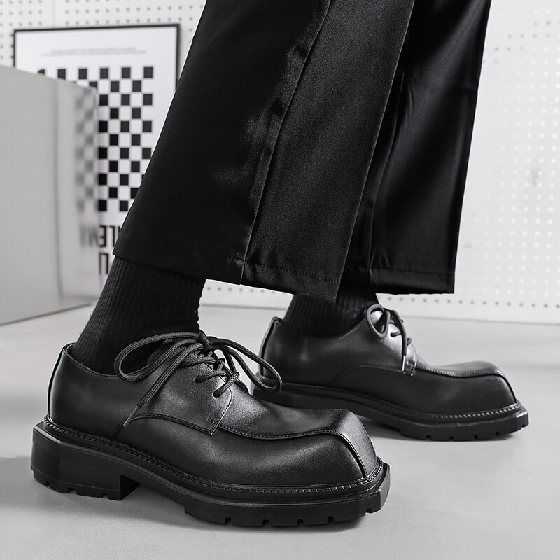 Туфли мужские Men"s Casual Men Low-Top Weishibangwei, зеленый — фото 4