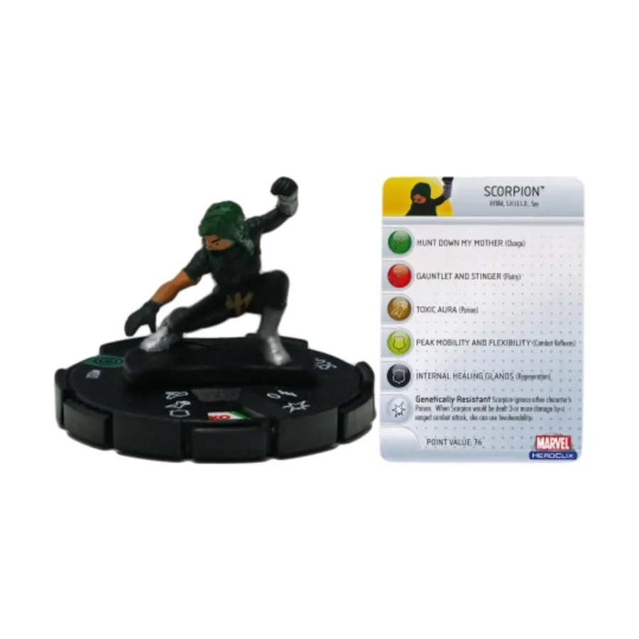 

Скорпион, Marvel HeroClix - Captain America - Singles
