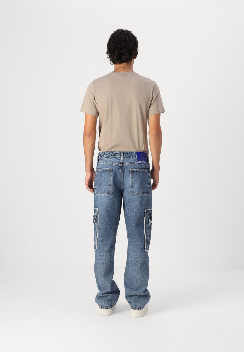 

Джинсы свободного кроя UTILITY Karl Lagerfeld Jeans, темно-синий деним