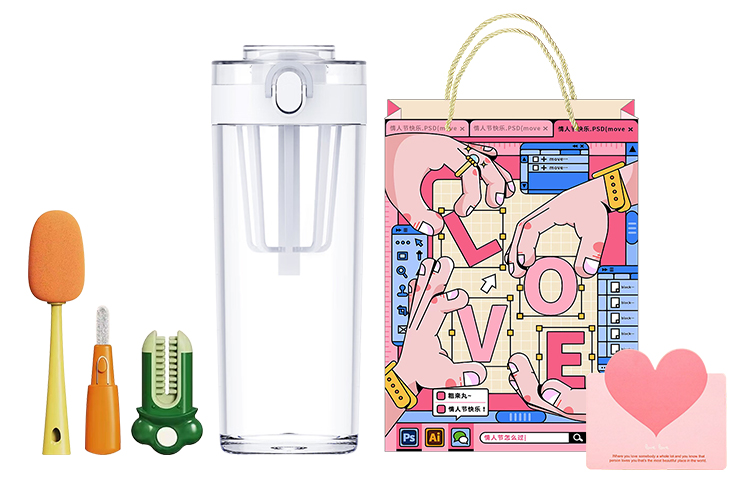 

Пластиковые стаканы для воды Xiaomi, Xiaomi Tritan Loves The Limited Set