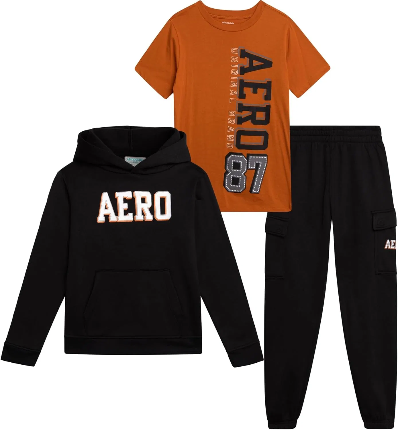 Детский спортивный костюм AEROPOSTALE 3 предмета, Black Gold