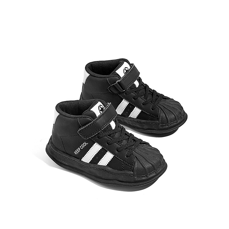 Кроссовки Jeep Kids Skateboarding Shoes Kids High-top Black, черный — фото 3