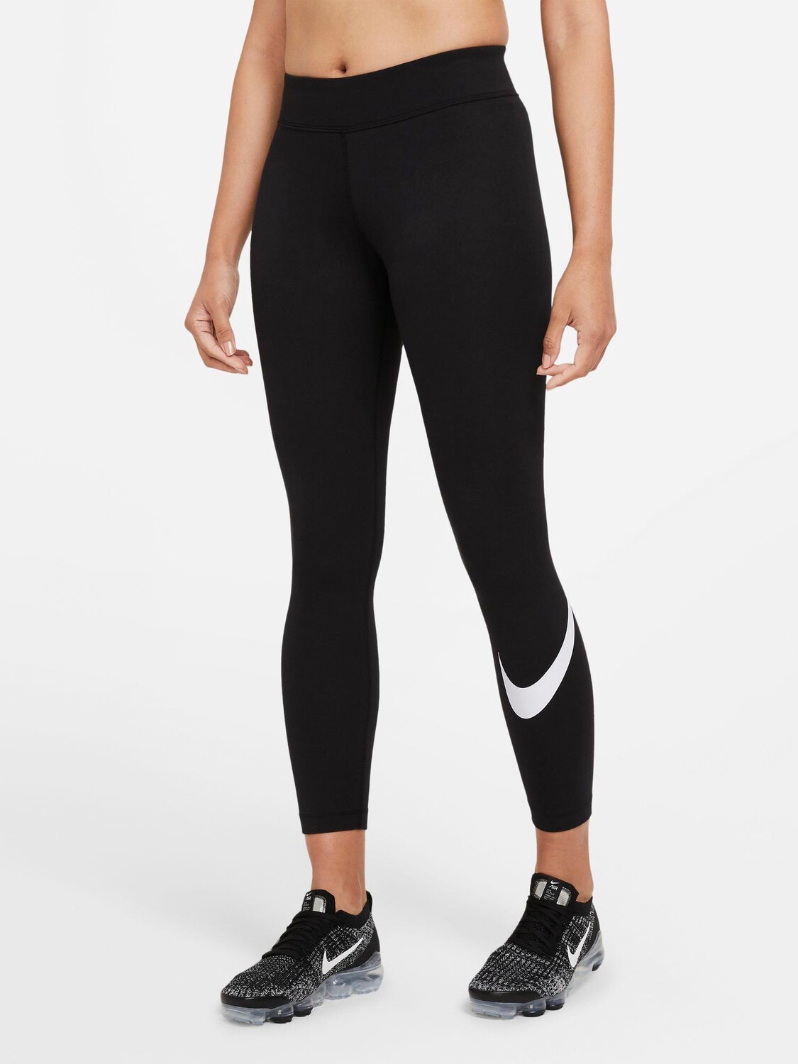 

Тайтсы Nike W ESSNTL GX MR LGGNG SWSH, черный