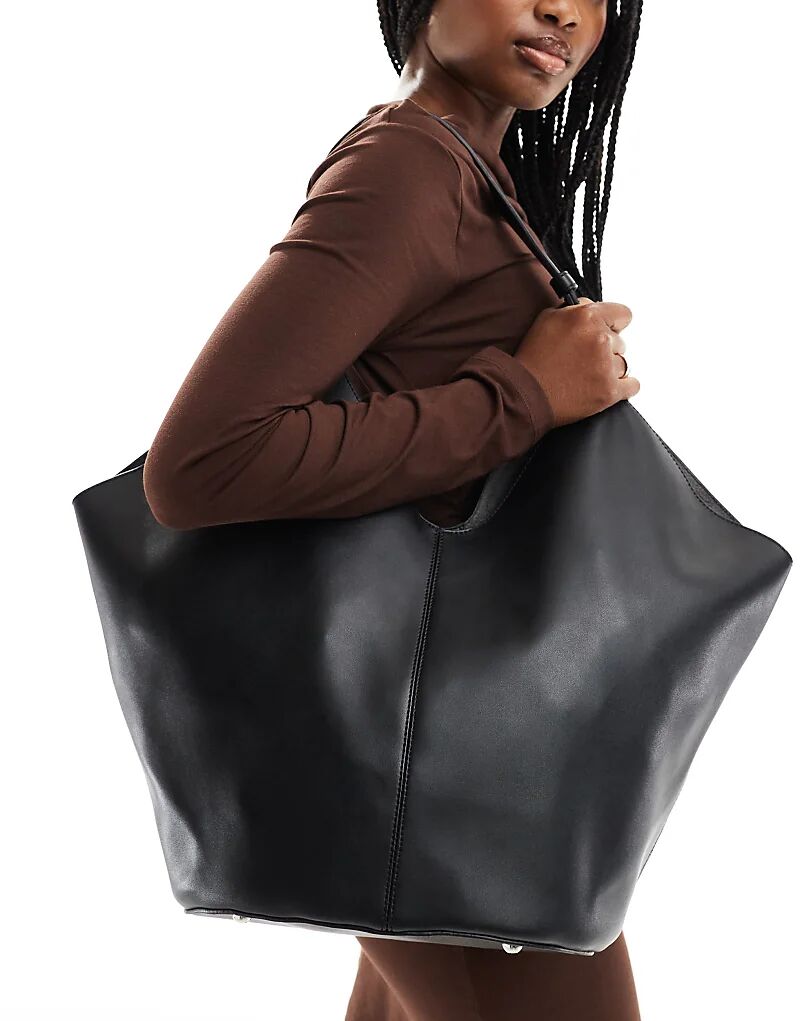 

Glamorous большая сумка-тоут черного цвета