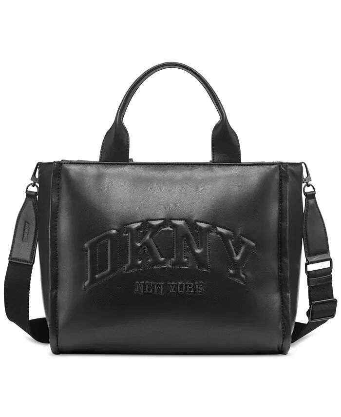 

Сумка-тоут среднего размера с логотипом Hadlee DKNY, черный