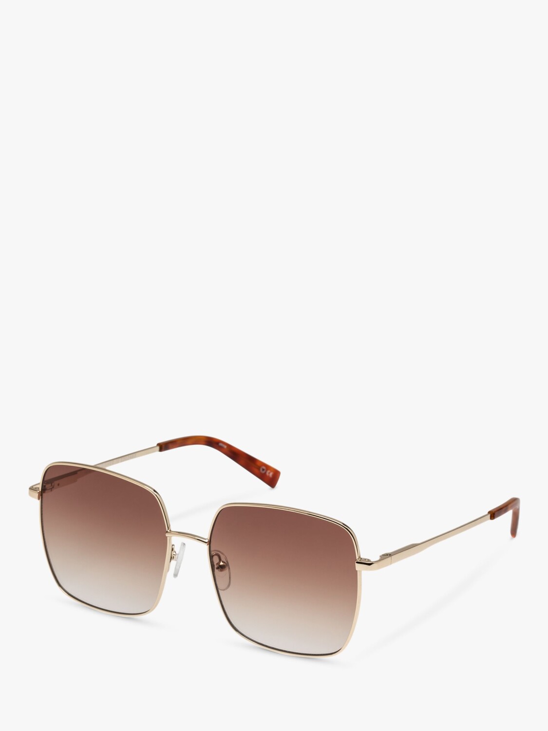 

Le Specs L5000184 Женские солнцезащитные очки The Cherished Square, золотисто-коричневый с градиентом