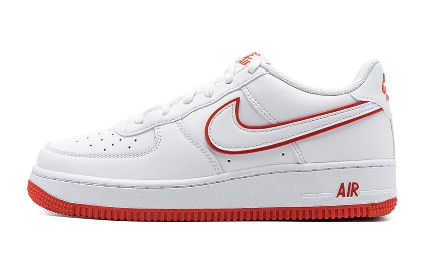 Женские кроссовки для скейтбординга Nike Air Force 1 Low, белый/красный