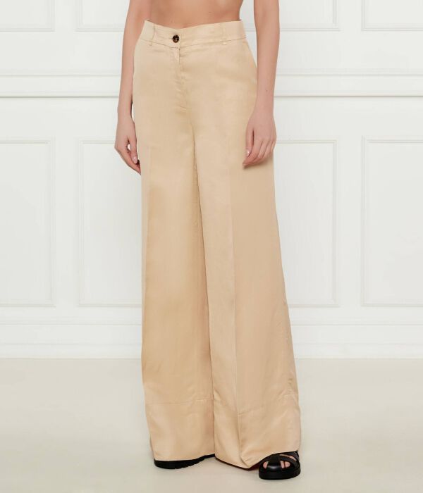 

Льняные брюки Relaxed fit Liu Jo, желтый