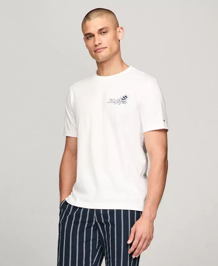 

Мужская футболка с графическим логотипом Tommy Hilfiger, белый