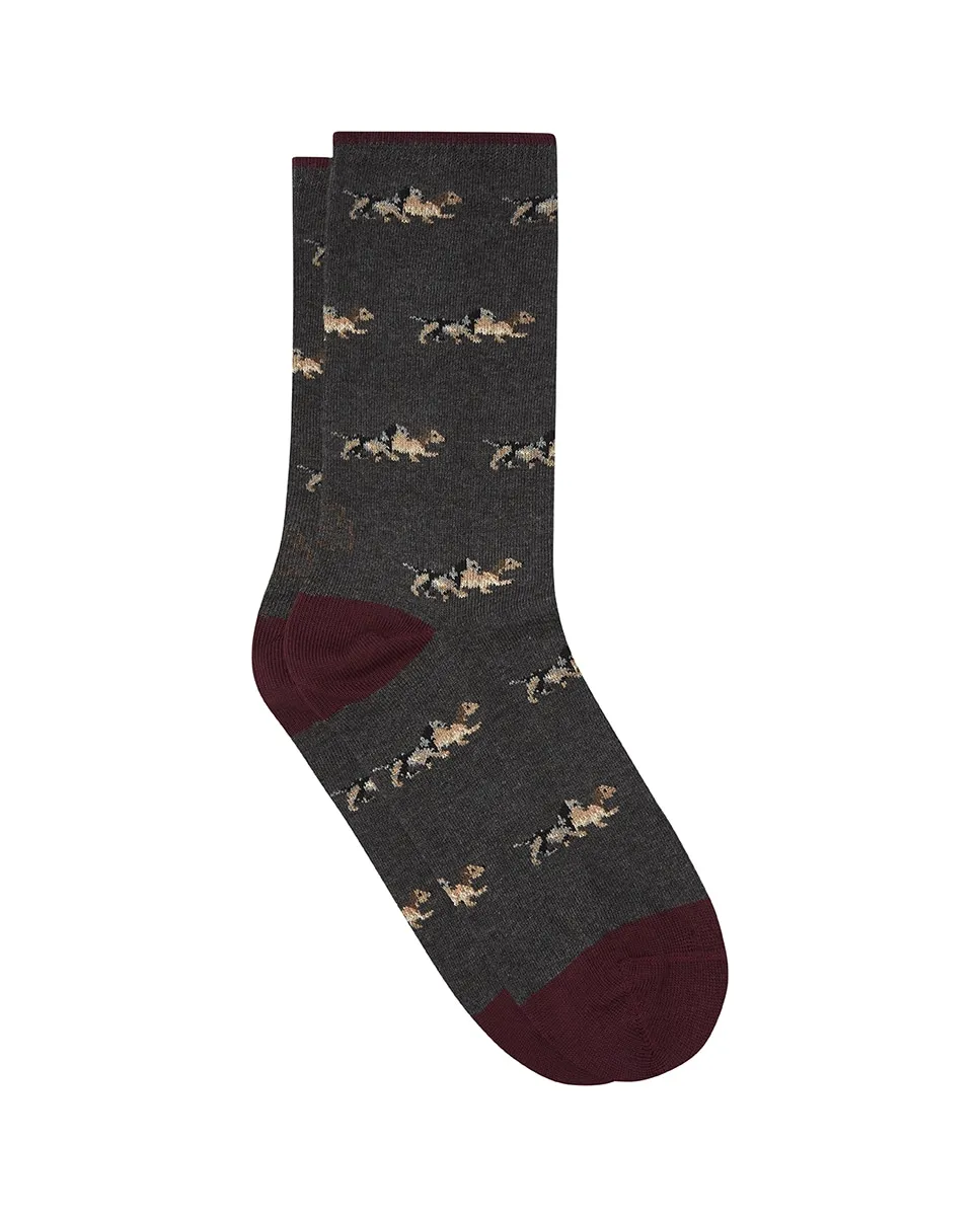 

Женские обычные носки Kiff-Kiff, темно-серый