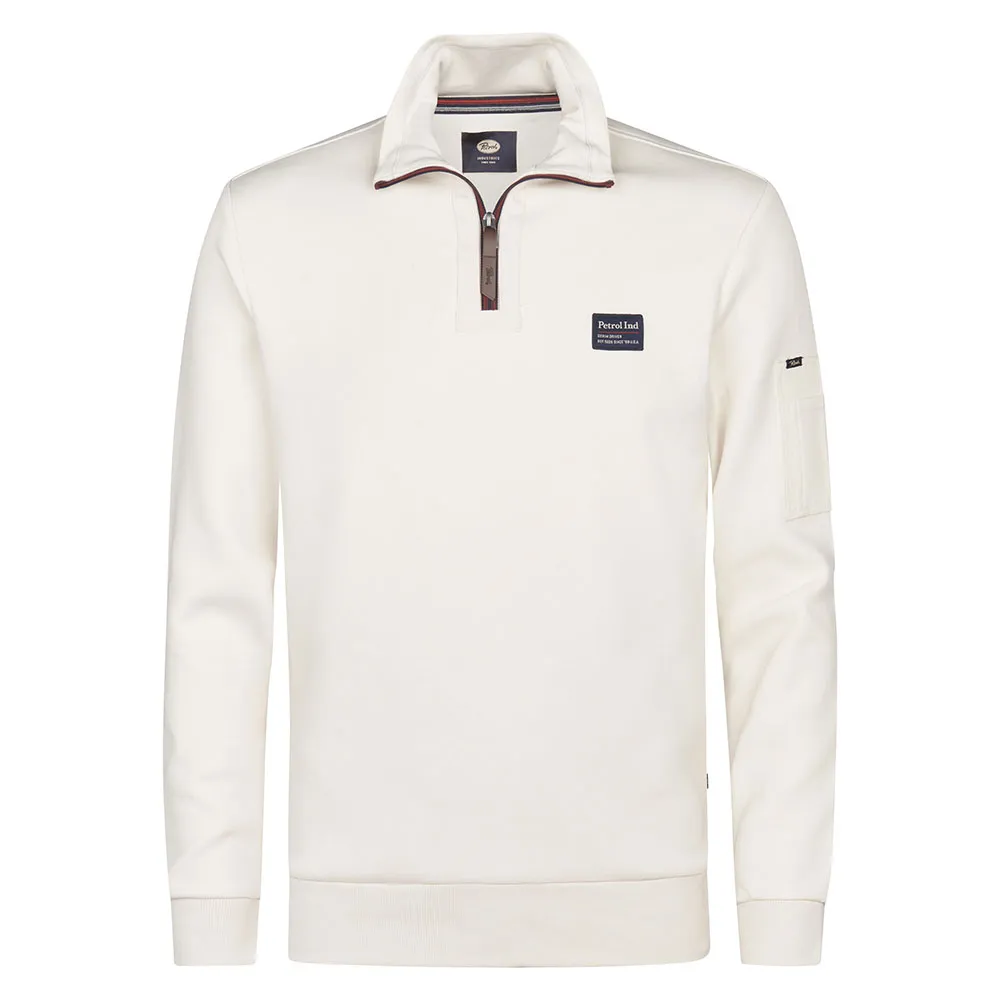 

Толстовка Petrol Industries M-3050-SWC364 half zip, бежевый