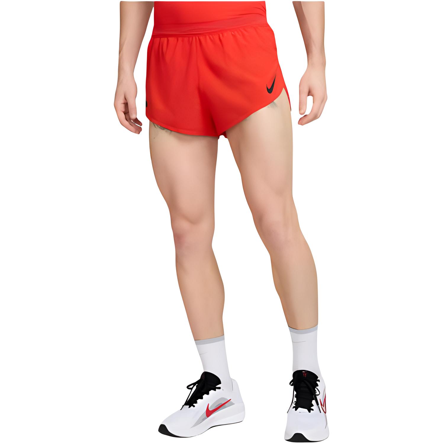 

Мужские беговые шорты AeroSwift Dri FIT Adv 2' с подкладкой Nike, красный