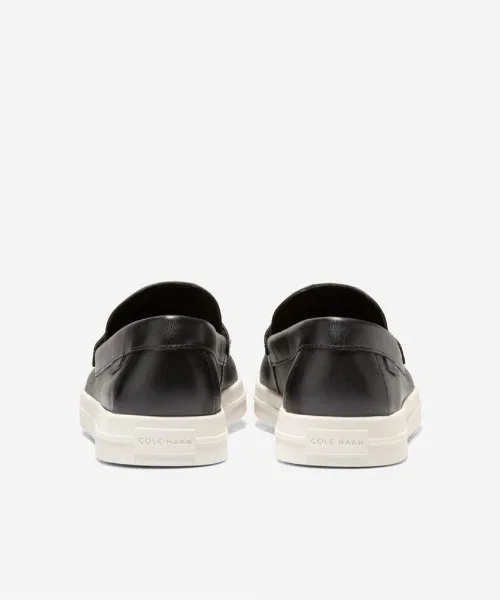 Мужские кожаные лоферы Nantucket Drift COLE HAAN чёрные — фото 4