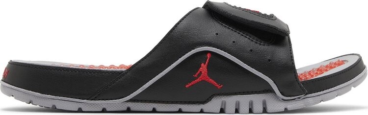 

Кроссовки Jordan Hydro 4 Retro Slide 'Black Cement', черный, Серый, Кроссовки Jordan Hydro 4 Retro Slide 'Black Cement', черный