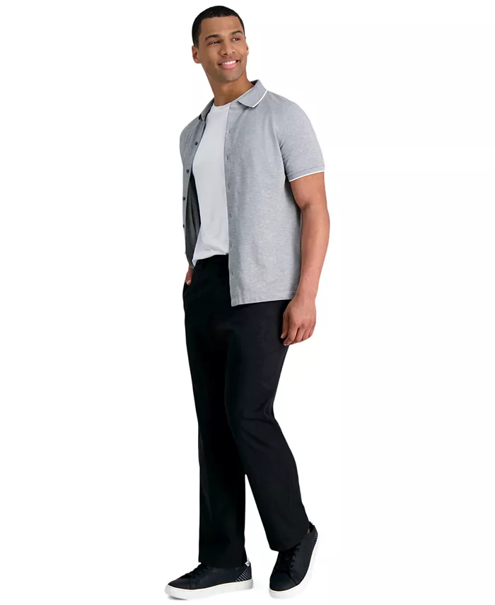 

Мужские классические брюки с плоской передней частью Premium Comfort Stretch Haggar, черный